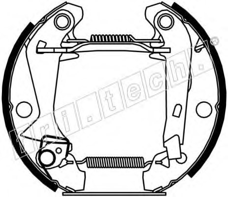 fri.tech. 16025 Brake Shoe Set